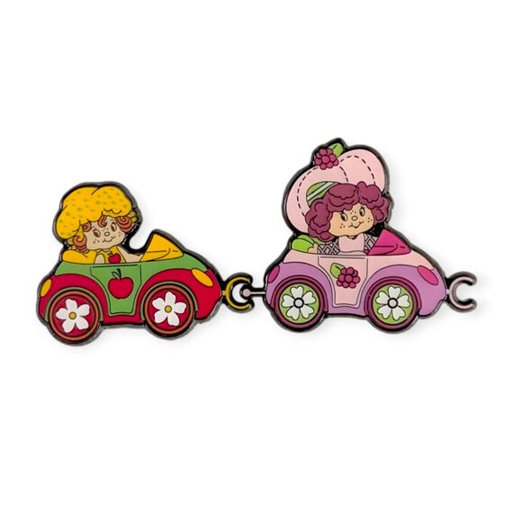 Strawberry Shortcake Loungefly Pins: Apple Dumplin, Raspberry Tart Train Car - Picture 1 of 4